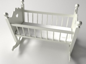 baby cradle Modèle 3D