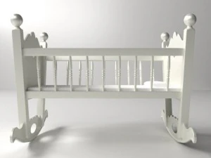 baby cradle 3D Model