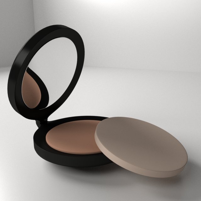 compact powder 3D 모델 .c4d .max .obj .3ds .fbx .stl .blend 
