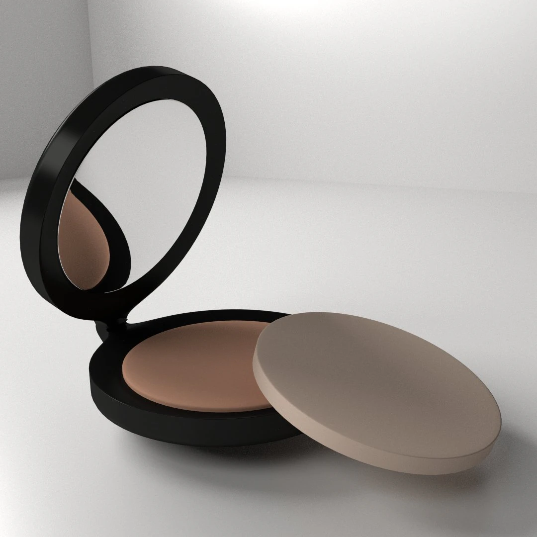 compact powder 3D Model .c4d .max .obj .3ds .fbx .stl .blend