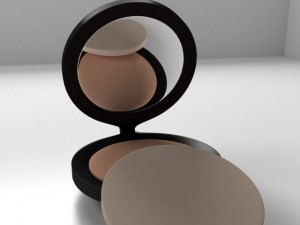 compact powder 3D 모델