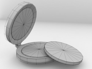 compact powder 3D 모델