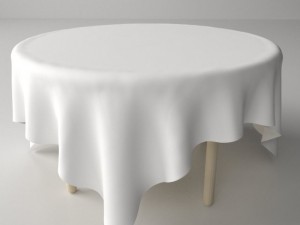 table and cloth 3D Model