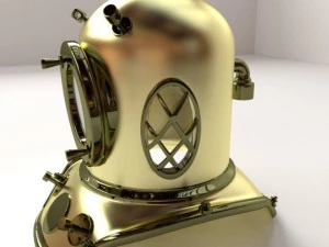 diving helmet 3D Model