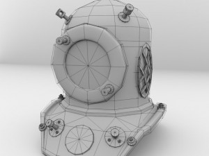 diving helmet 3D Model