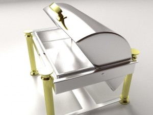 oblong chaffing dish 3Dモデル