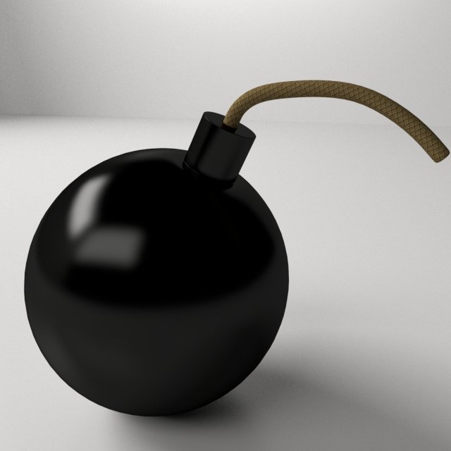 bomb Modèle 3D .c4d .max .obj .3ds .fbx .stl .blend 