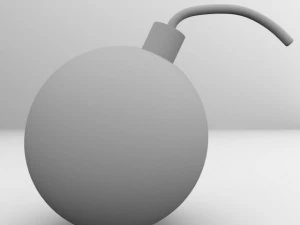 爆弾 3Dモデル
