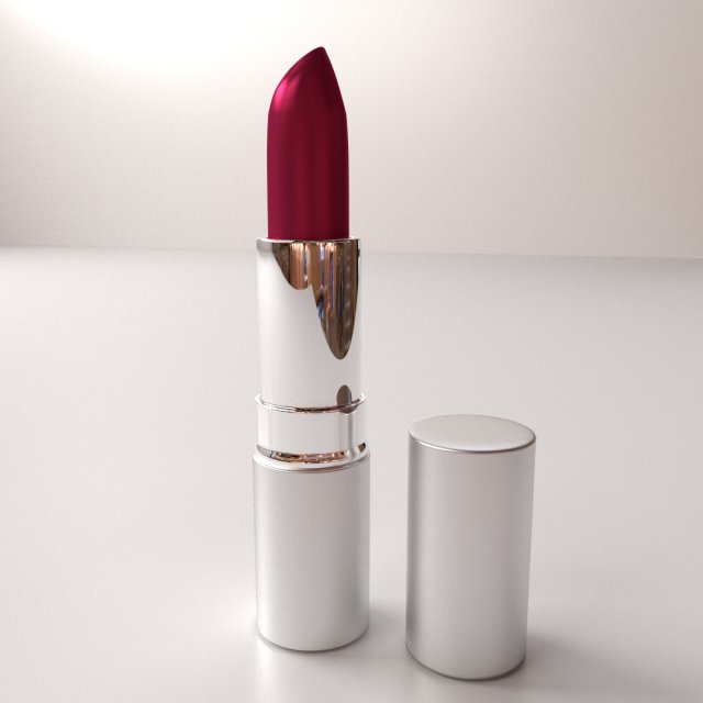 lipstick 3D Model .c4d .max .obj .3ds .fbx .stl .blend 