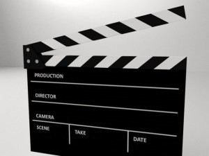 clapperboard 3D-Modell