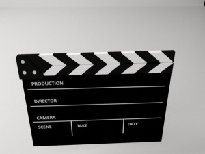 clapperboard 3D Model