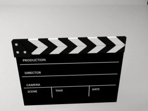 clapperboard 3D Model