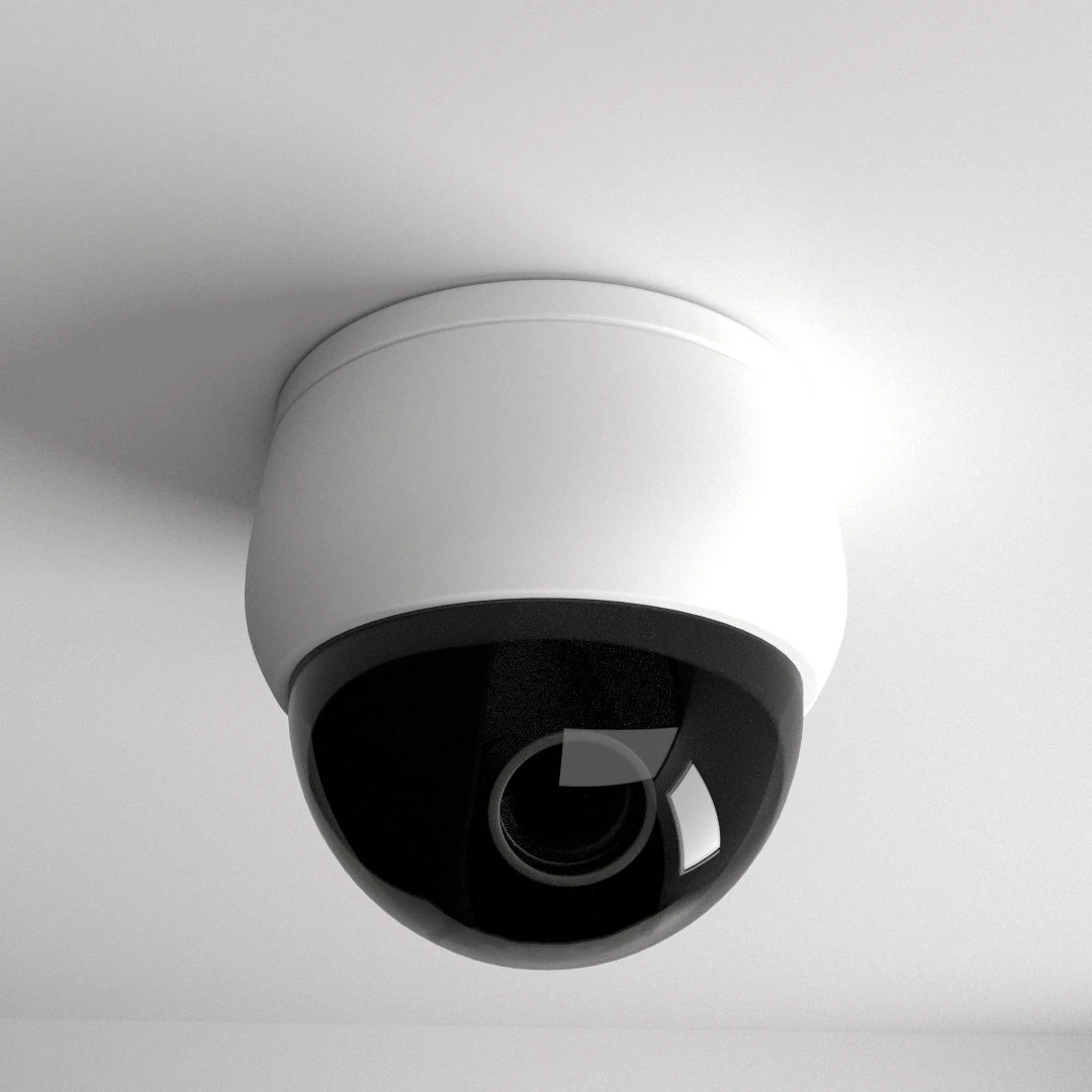 dome camera 3D Model .c4d .max .obj .3ds .fbx .stl .blend 