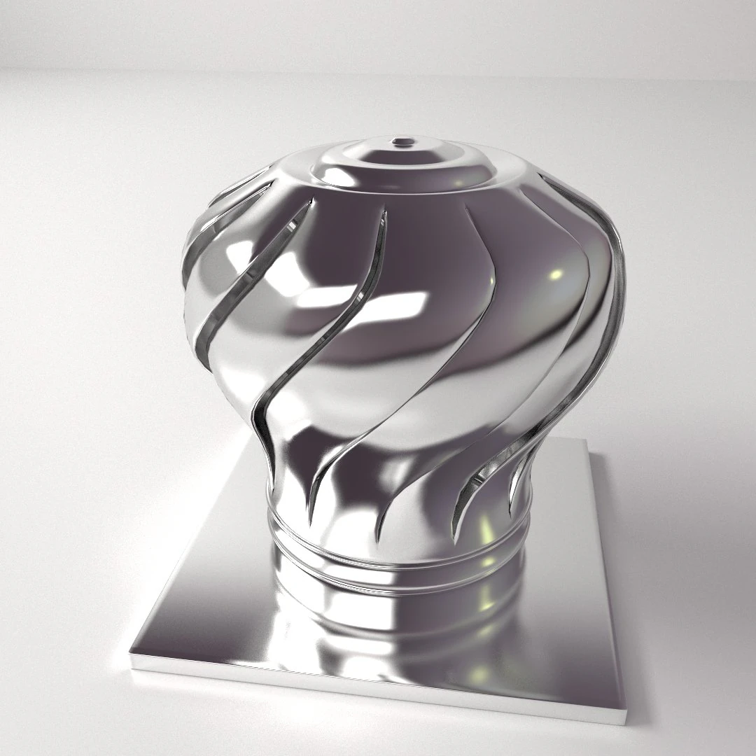roof ventilator 3D Model .c4d .max .obj .3ds .fbx .stl .blend 