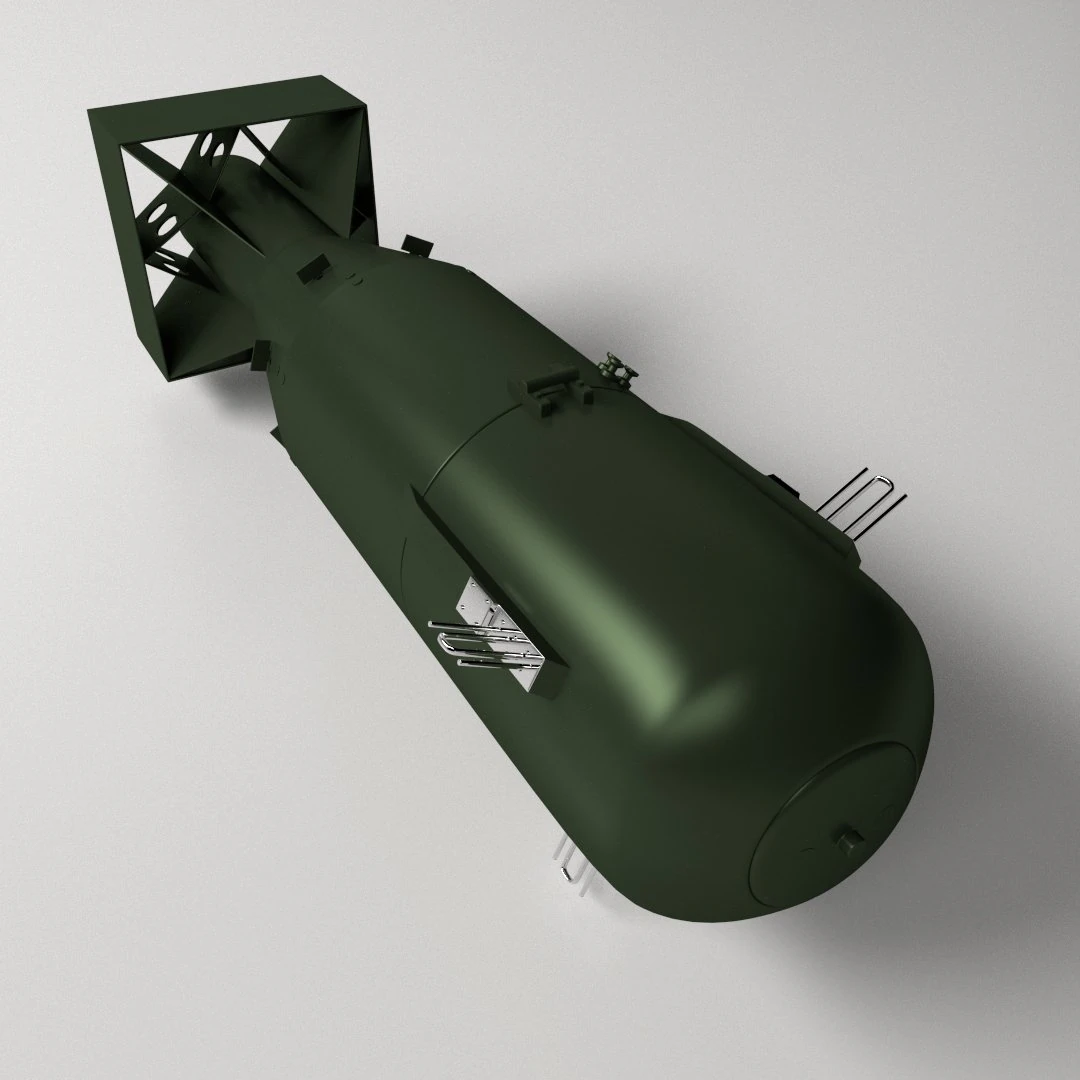 atomic bomb 3D Model .c4d .max .obj .3ds .fbx .stl .blend