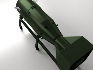 little boy atomic bomb Modelo 3D