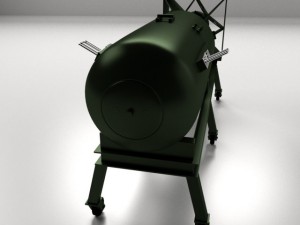 little boy atomic bomb Modelo 3D