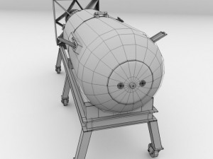 little boy atomic bomb Modelo 3D