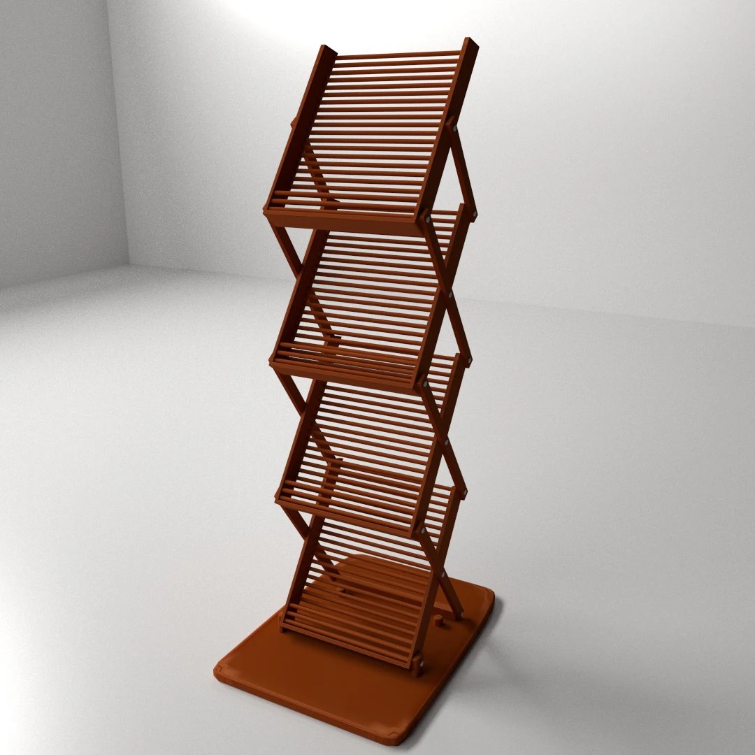 문학 스탠드 3D 모델 .c4d .max .obj .3ds .fbx .stl .blend 