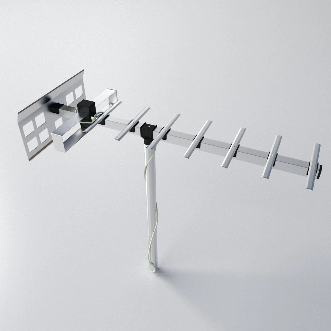 tv aerial 1 3D Model .c4d .max .obj .3ds .fbx .stl .blend