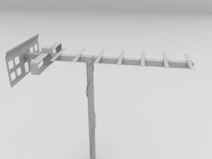 tv aerial 1 3D Model