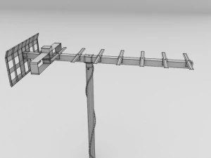 tv aerial 1 3D Model