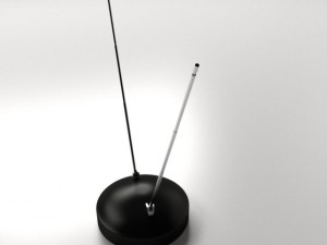 indoor tv antenna 3D 모델
