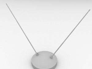 indoor tv antenna 3D 모델