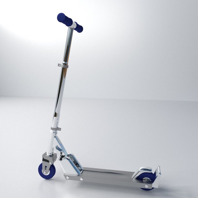 push scooter 3D 모델 .c4d .max .obj .3ds .fbx .stl .blend 