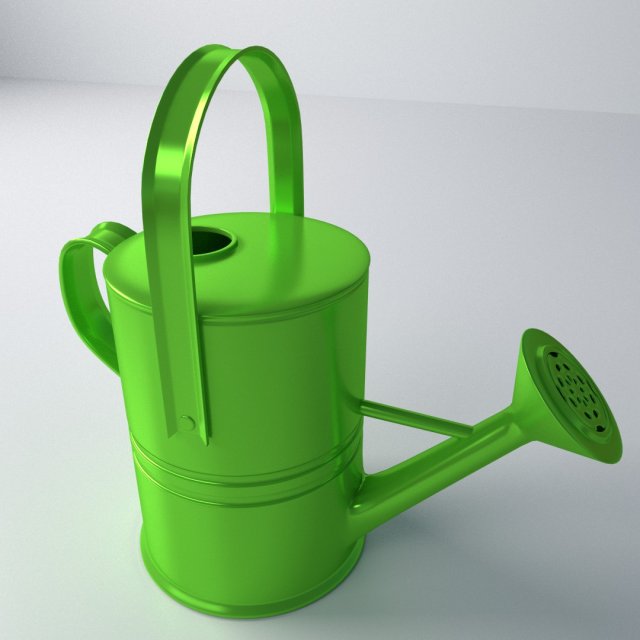 watering can 3D Model .c4d .max .obj .3ds .fbx .stl .blend 