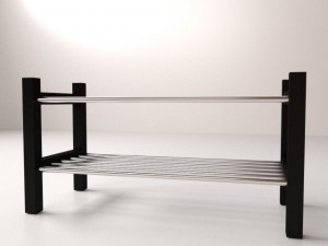 shoe rack Modello 3D