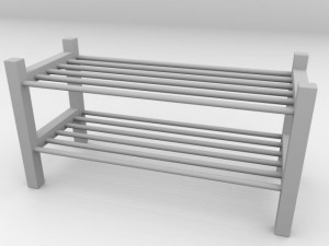 shoe rack Modello 3D