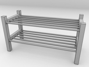 shoe rack Modello 3D