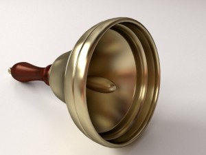 school bell Modelo 3D