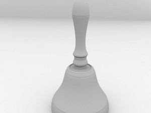 school bell Modelo 3D