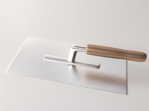 plastering trowel 3D Model