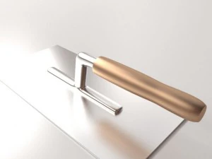 석고 흙손 3D 모델