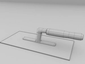 석고 흙손 3D 모델