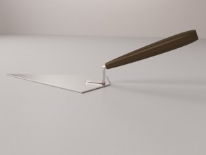 pointing trowel 3Dモデル