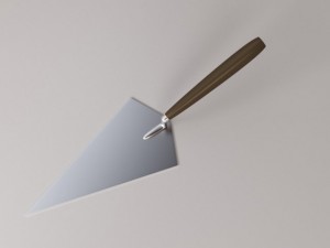 pointing trowel 3Dモデル