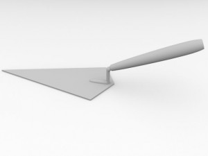 pointing trowel 3Dモデル