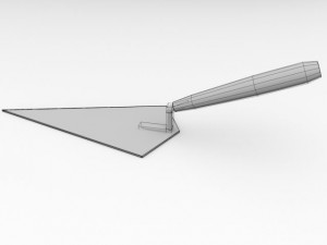 pointing trowel 3Dモデル