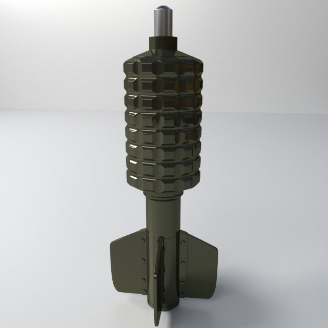 granatenwerfer 3Dモデル .c4d .max .obj .3ds .fbx .stl .blend 
