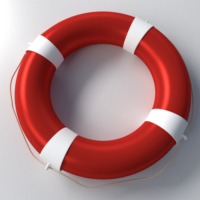safety ring float 3D Model .c4d .max .obj .3ds .fbx .stl .blend 