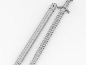viking sword 3D Model