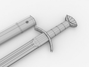 viking sword 3D Model