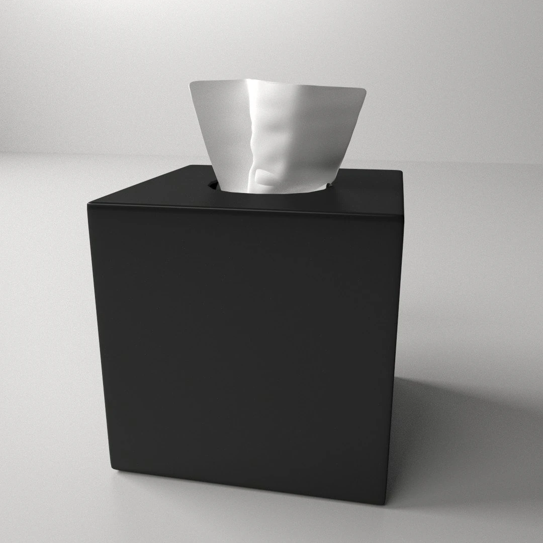 tissue box 2 3D Model .c4d .max .obj .3ds .fbx .stl .blend 