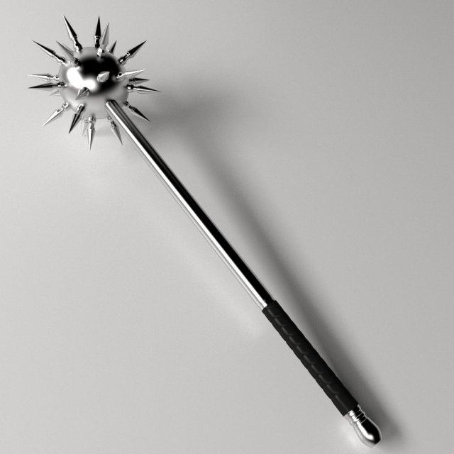 mace ball 3D Model .c4d .max .obj .3ds .fbx .stl .blend 
