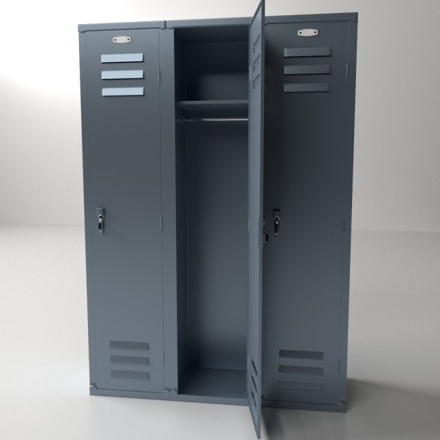 locker 3D Model .c4d .max .obj .3ds .fbx .stl .blend 