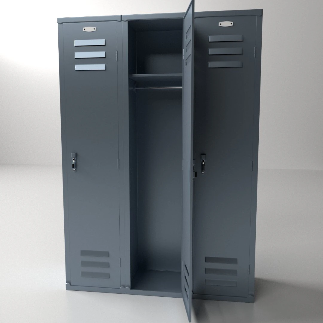 locker 3D Model .c4d .max .obj .3ds .fbx .stl .blend 